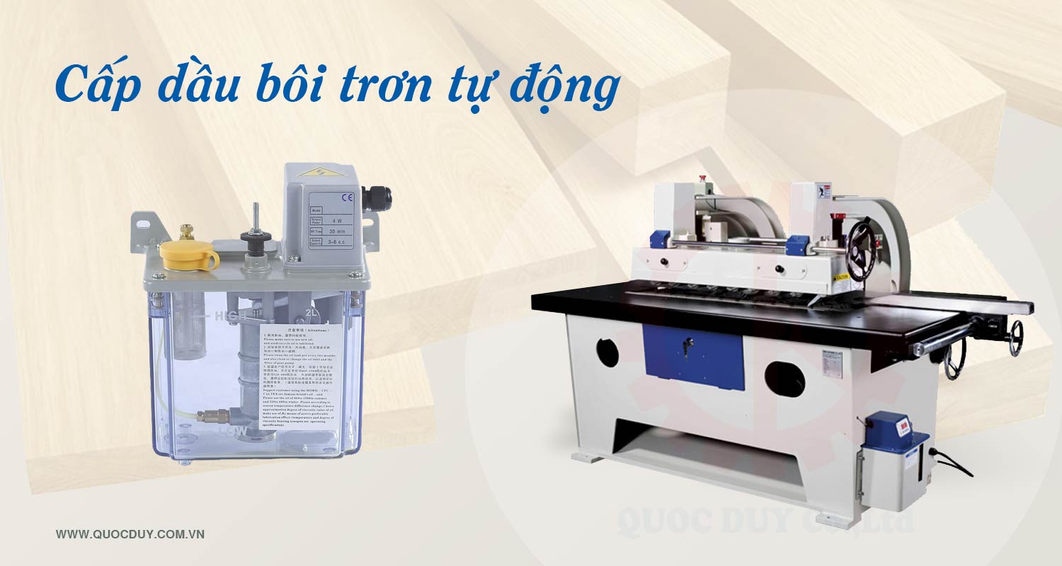 hệ thống cấp dầu bôi trơn tự động máy cưa rong ripsaw lưỡi dưới | quốc duy