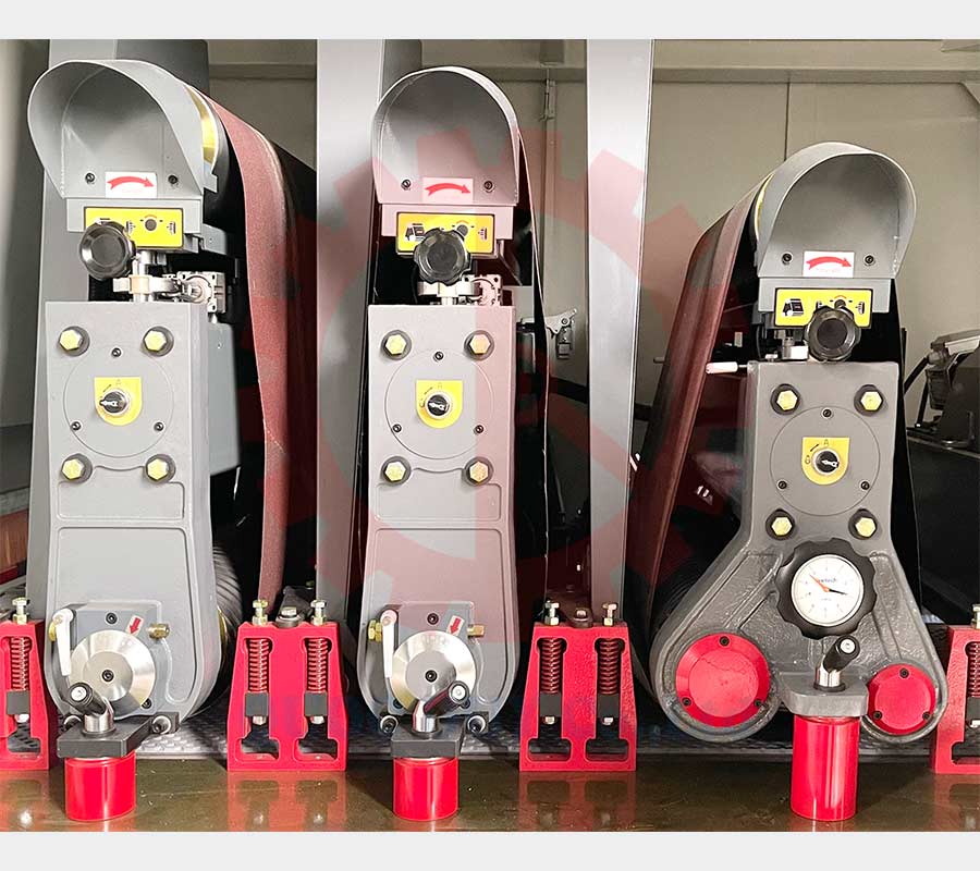 3 trục nhám đường kính lớn máy nhám thùng | Quốc Duy