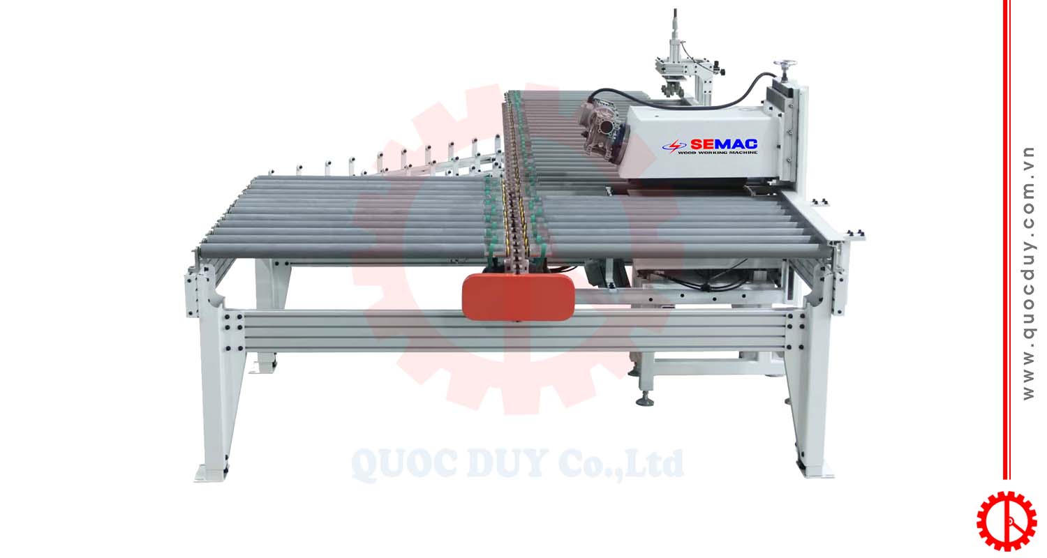 Băng chuyền hồi phôi máy dán cạnh dạng rulo