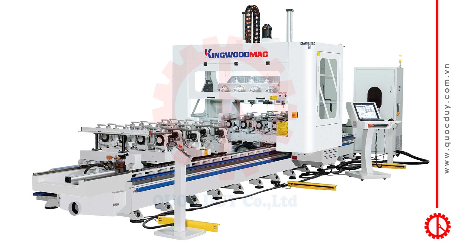 Máy Phay CNC 4 Trục 16 Dao Mộng Âm Dương | Quốc Duy