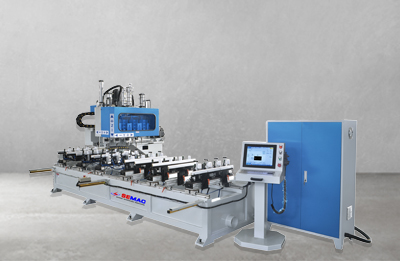 Máy làm mộng âm CNC 10 đầu 2400mm