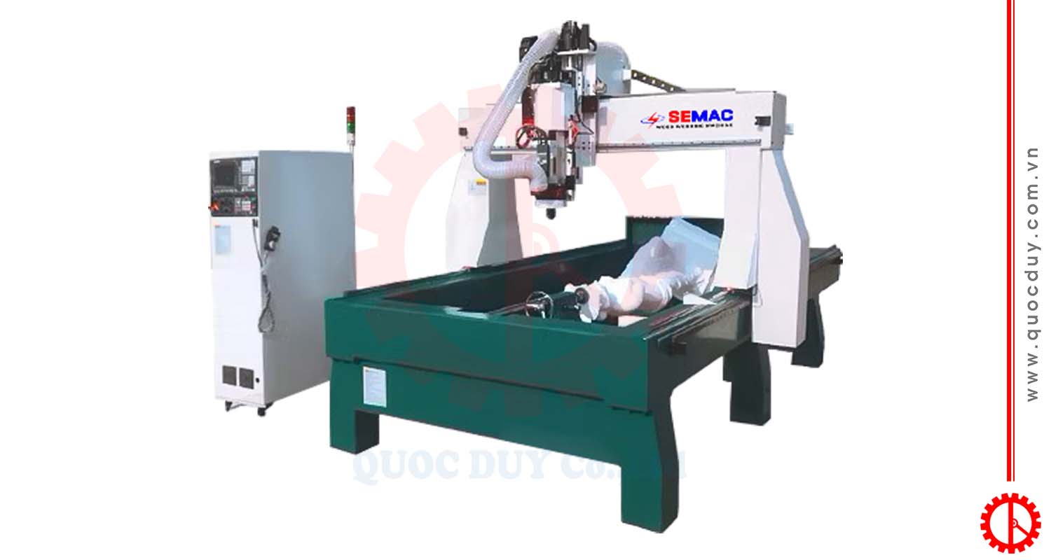 Máy CNC điêu khắc 3D 4 trục