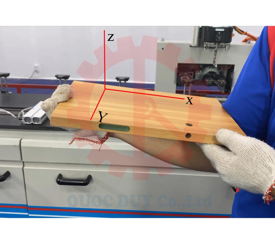 Thành phẩm máy dán cạnh hai phương tự động