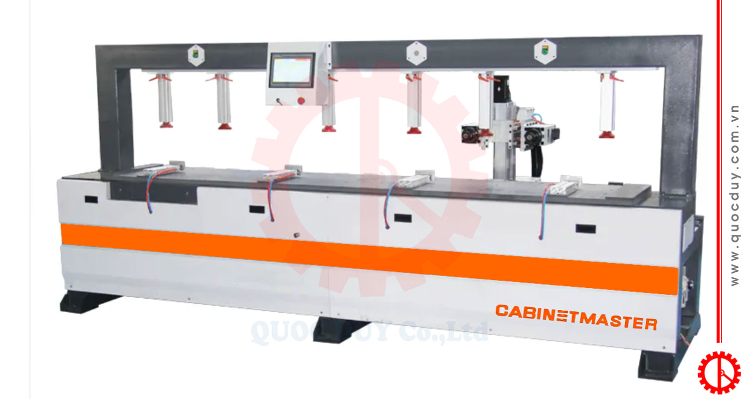 Máy Phay Khoan Cam Lamello CNC | Quốc Duy