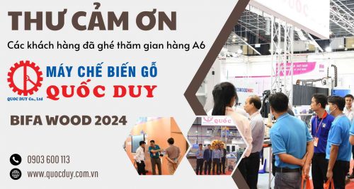 THƯ CẢM ƠN CÁC KHÁCH HÀNG ĐÃ GHÉ THAM QUAN TRIỂN LÃM BIFA WOOD 2024 | Quốc Duy