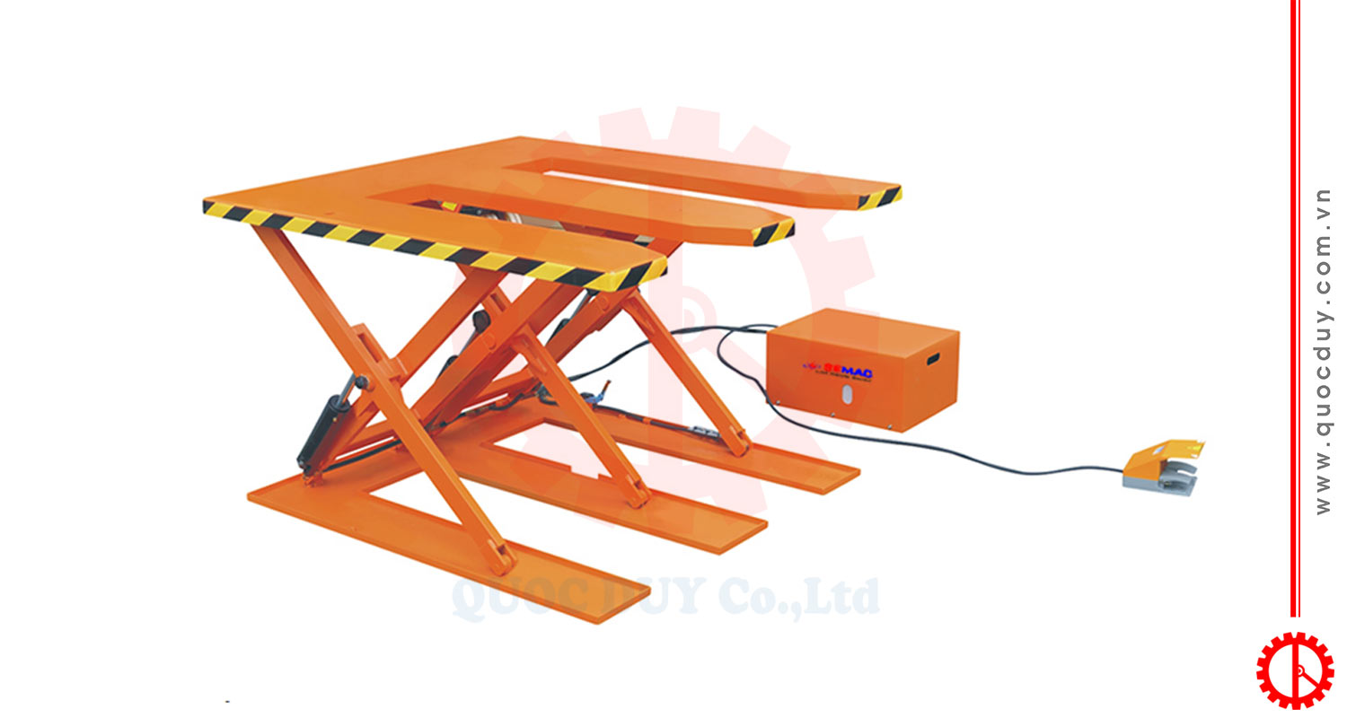 Bàn nâng thủy lực chữ E | QUỐC DUY