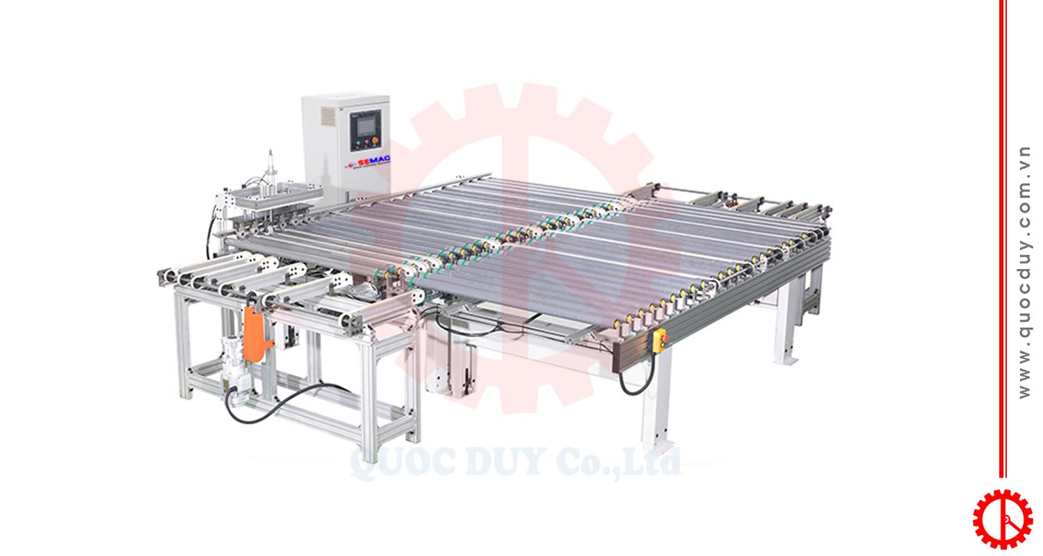 Bàn rulo chuyển phôi máy dán cạnh | QUỐC DUY