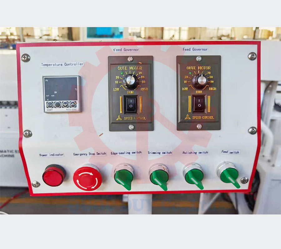 Bảng điều khiển máy cắt xén dán cạnh 4 chức năng compact 4 | Quốc Duy