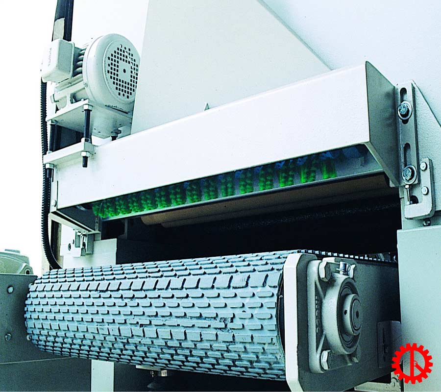 Băng tải máy chà nhám thùng 1300mm tải nặng | Quốc Duy