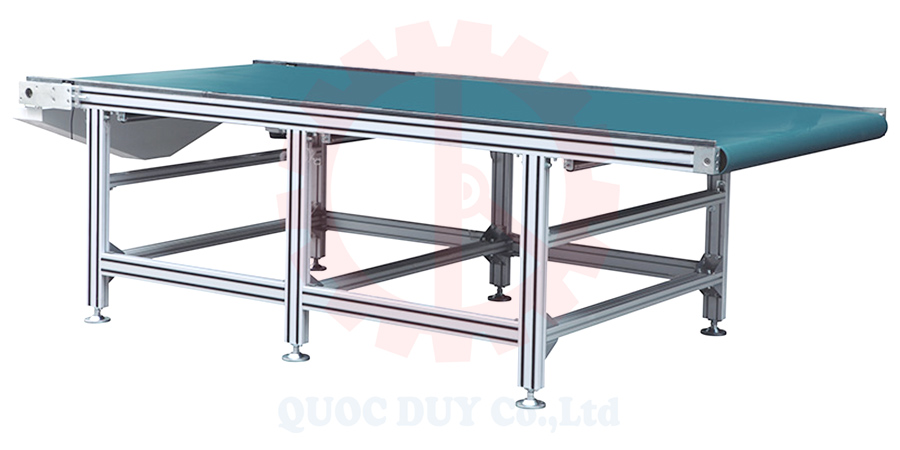 Băng tải ra phôi máy cnc nesting 1325 | Quốc Duy