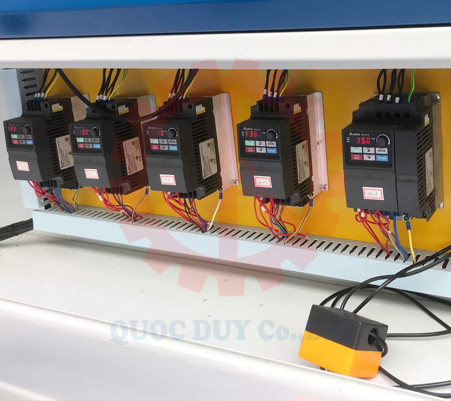 biến tần delta đài loan máy dán cạnh vát 45 độ | quốc duy