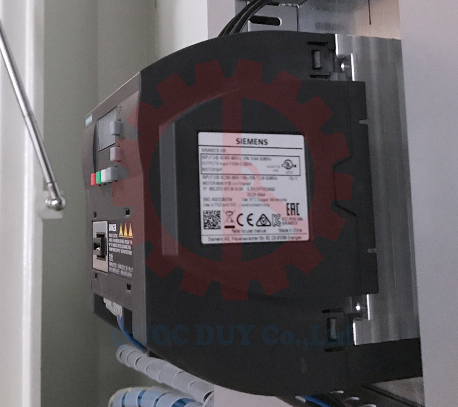 Biến tần Siemens máy chà nhám thùng | Quốc Duy