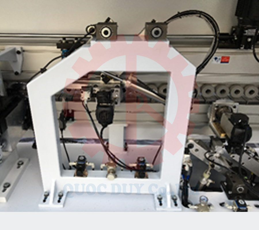 Cụm bo góc máy dán cạnh 2 nồi keo | Quốc Duy