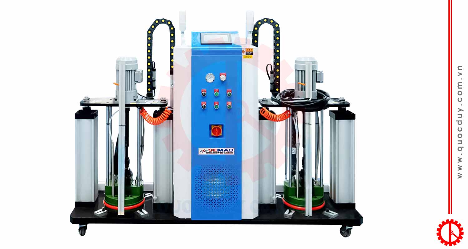 Bộ nồi keo pur đôi loại đôi 20kg 2 màu