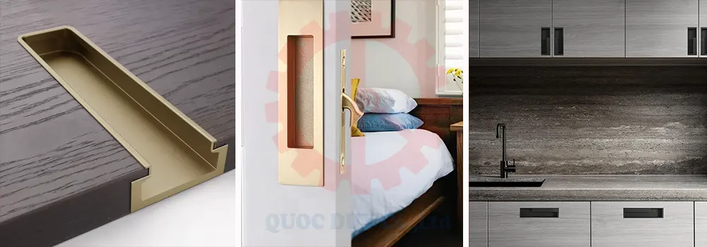 Các mẫu tay nắm âm | Quốc Duy