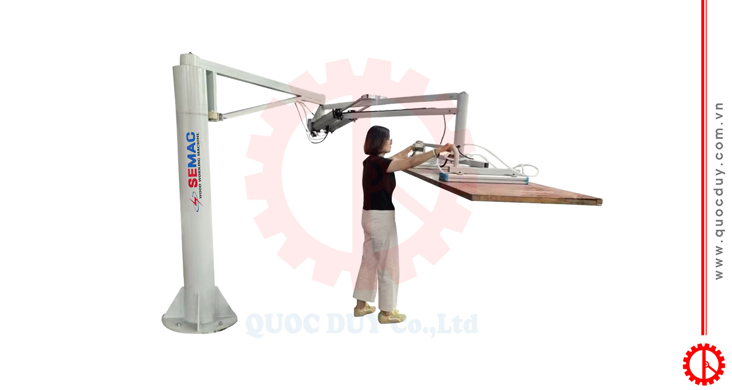 Cánh tay nâng hạ phôi hút chân không