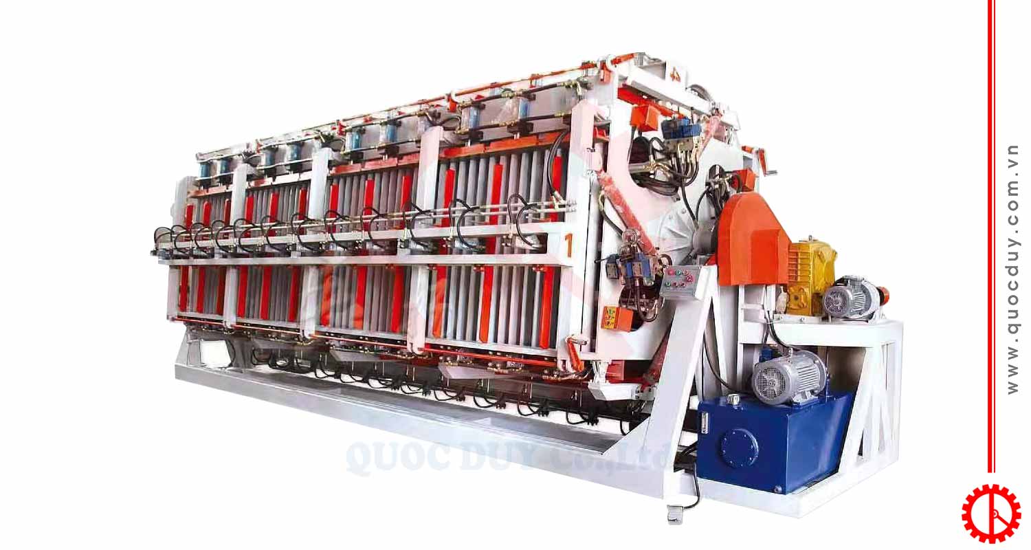 cảo ghép 4 mặt thủy lực năng suất cao | Quốc Duy