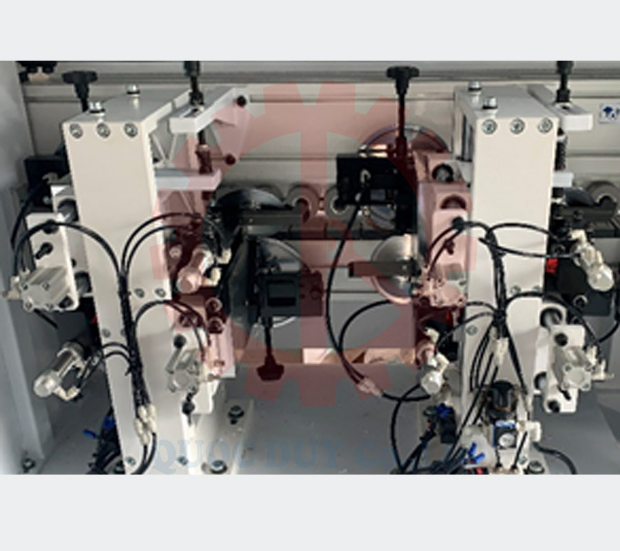 Cụm cạo keo máy dán cạnh 2 nồi keo | Quốc Duy