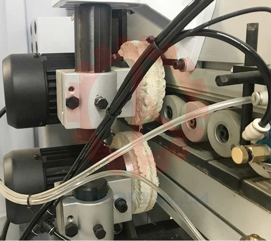 cặp chổi đánh bóng máy dán cạnh xéo 45 độ SMXK 450DT | Quốc Duy