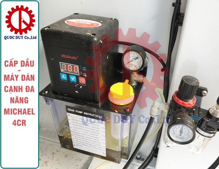 Cấp dầu máy dán cạnh gỗ công nghiệp Michael 4CR