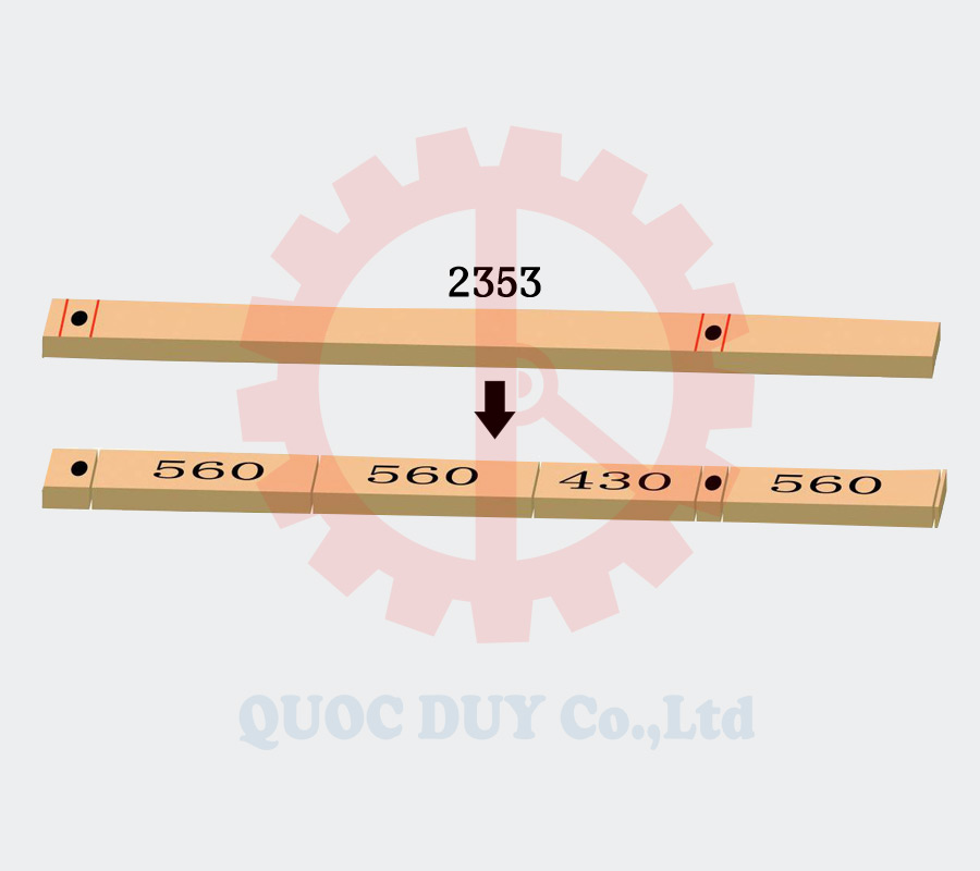 Chế độ cắt 4 Cắt khuyết tật và tối ưu Máy cắt khuyết tật tự động CNC – SM 6 | Quốc Duy