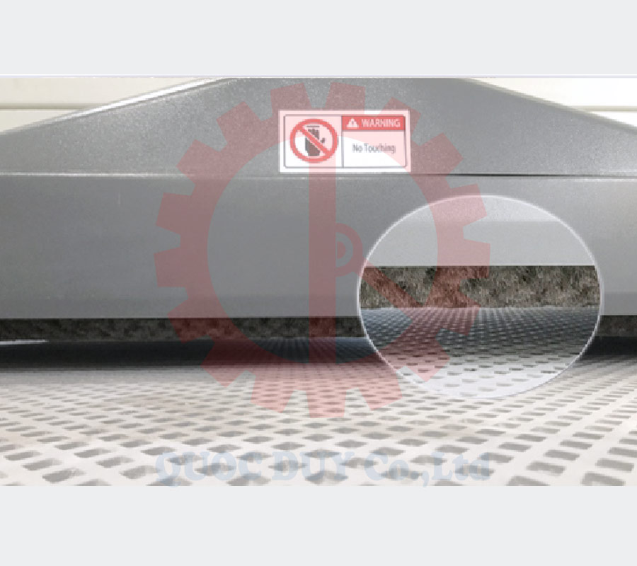 Chổi quét bụi máy chà nhám thùng 700mm | Quốc Duy