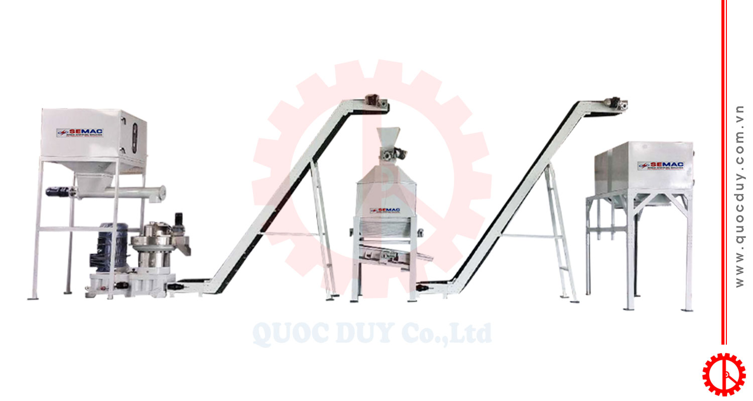 Chuyền máy làm viên nén công suất cao