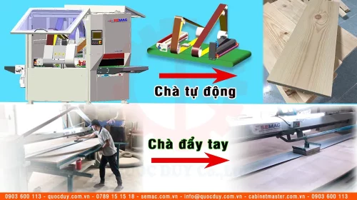 Công nghệ máy chà nhám băng tự động | Quốc Duy