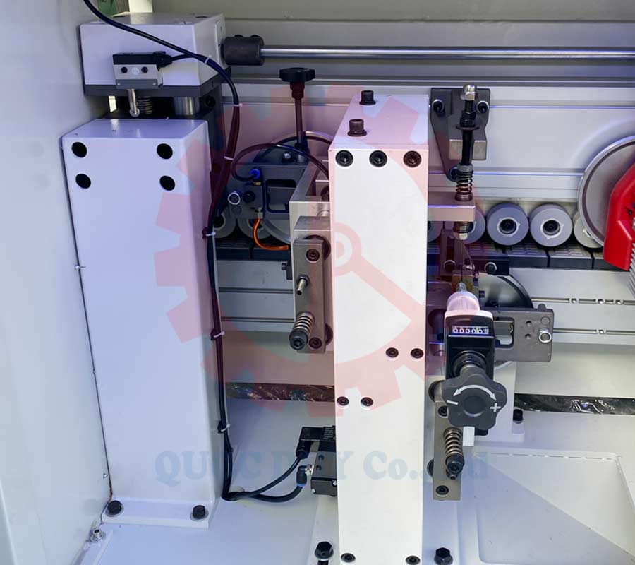 cụm cạo keo máy dán cạnh vát 45 độ | quốc duy