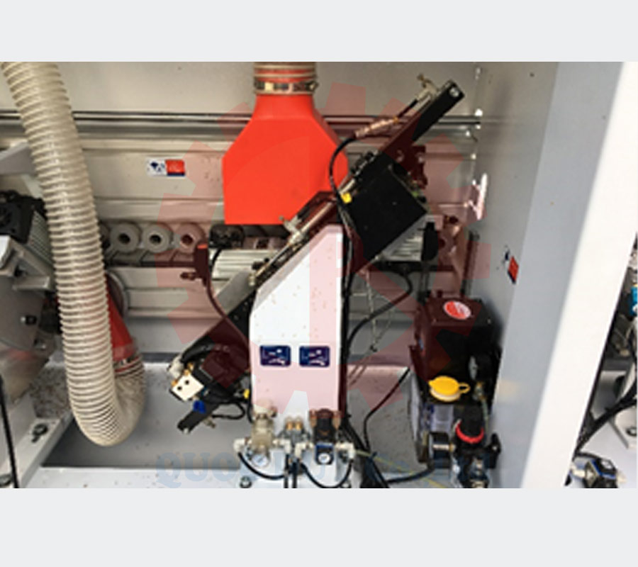 Cụm cắt đầu đuôi máy dán cạnh 2 nồi keo | Quốc Duy