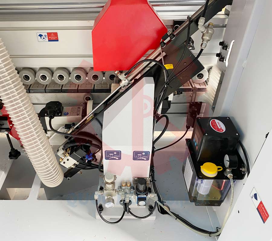 Cụm cắt đầu đuôi máy dán cạnh tự động | Quốc Duy