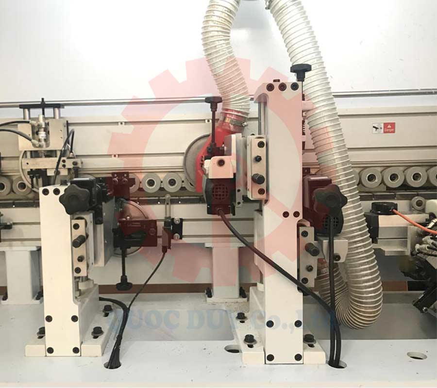 cụm dao xén cạnh trên dưới máy dán cạnh xéo 45 độ SMXK 450DT | Quốc Duy