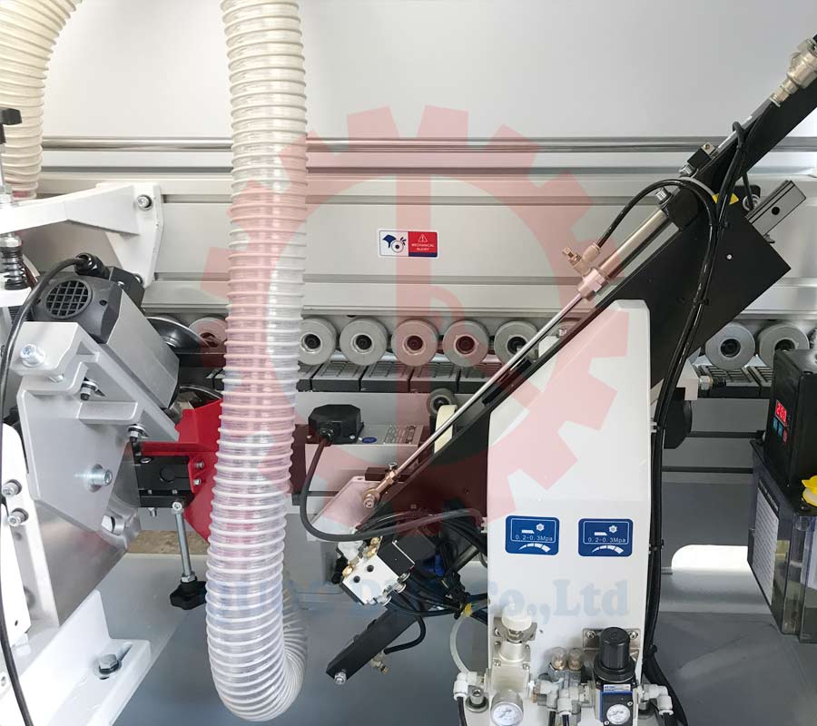 cụm gia công cắt đầu đuôi máy dán cạnh cạnh ván dày 80mm | Quốc Duy