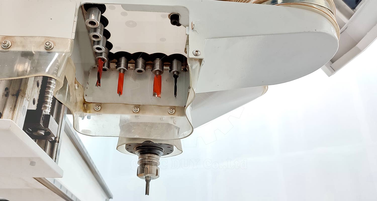 cụm gia công phay khoan máy cnc router nesting | quốc duy