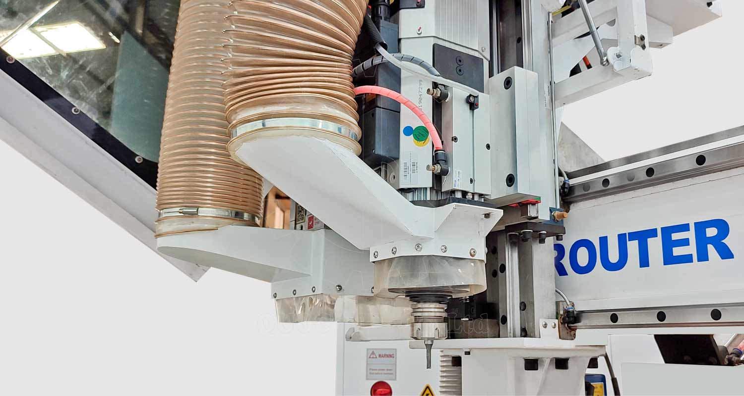 cụm router máy phay ván gỗ công nghiệp | quốc duy