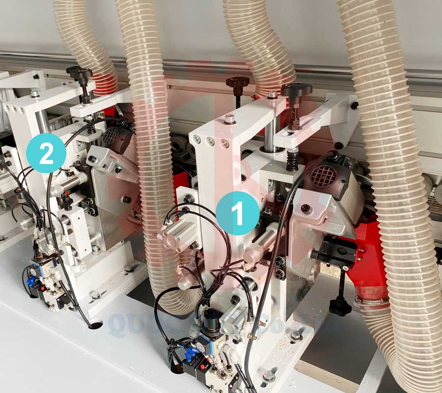 Cụm xén trên dưới 1-2 máy dán cạnh tự động | Quốc Duy