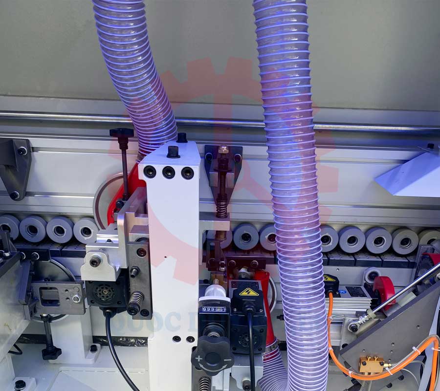 cụm xén cạnh trên dưới máy dán cạnh vát | quốc duy