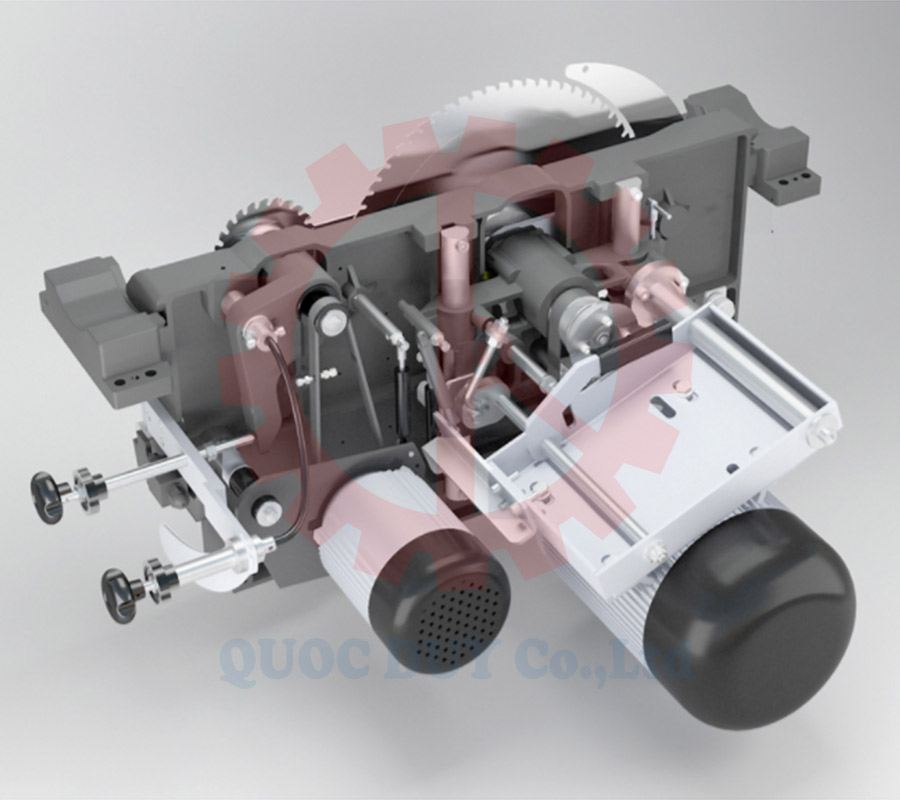 Động cơ cắt máy cưa bàn trượt giá rẻ | Quốc Duy