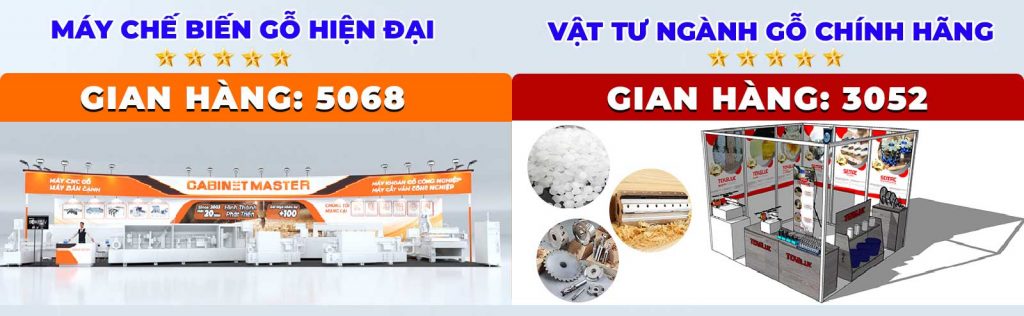 Gian hàng triển lãm HANOI Wood Expo 2024