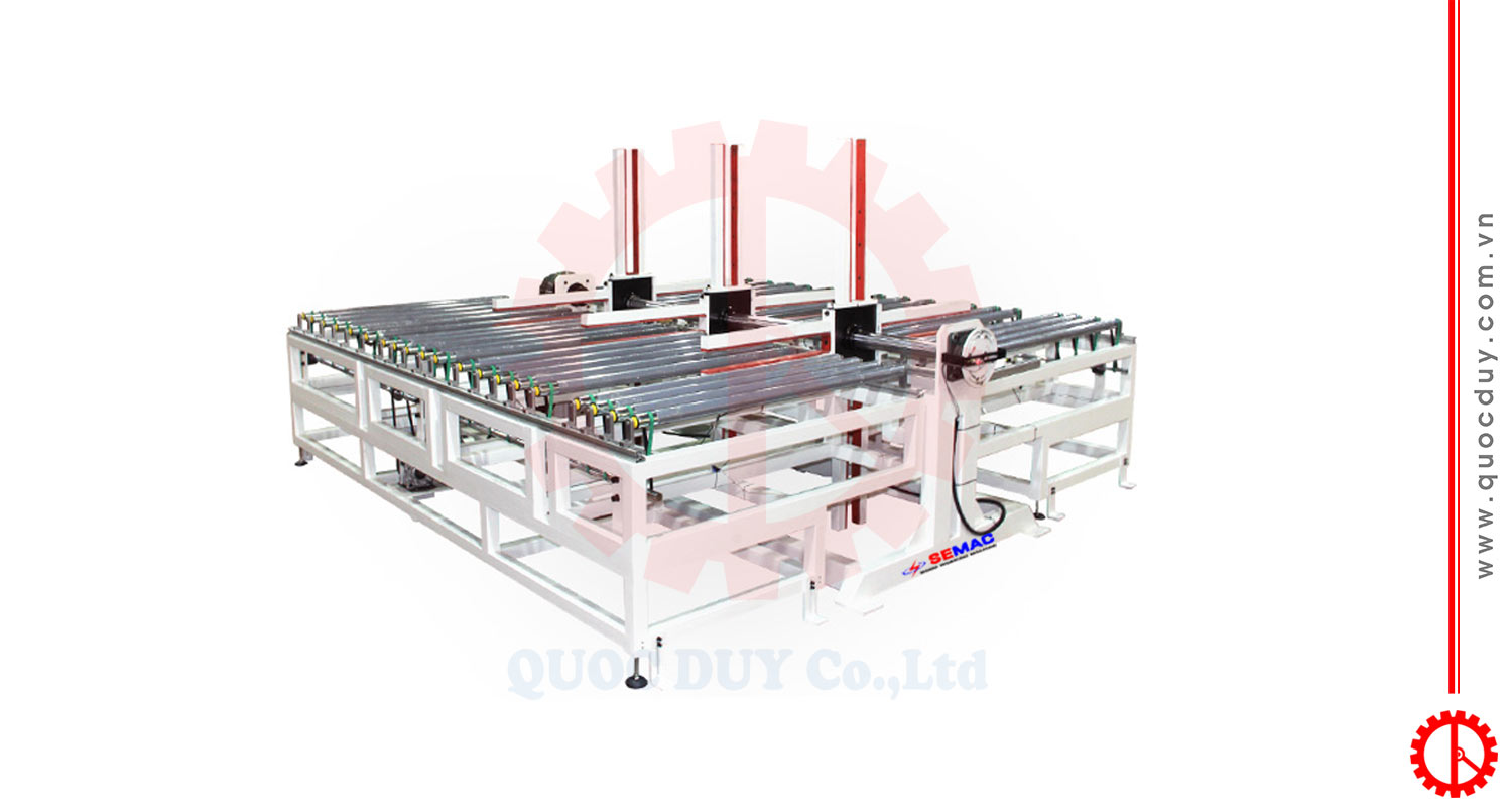 Hệ thống băng tải lật phôi | QUỐC DUY