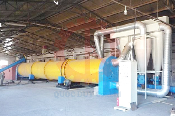 Hệ thống máy sấy viên nén gỗ | Quốc Duy