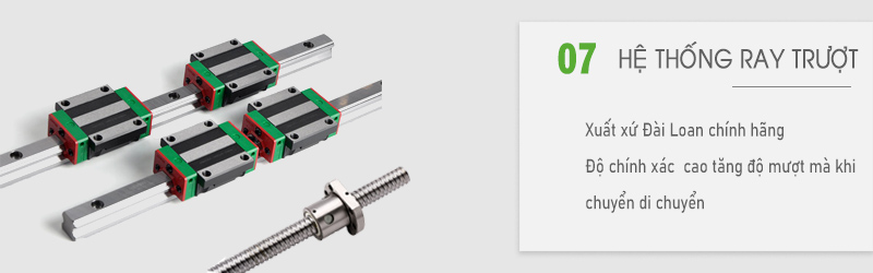 hệ thống ray trượt máy cnc router nesting | Quốc Duy