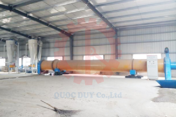Hệ thống sấy viên nén gỗ mùn cưa | Quốc Duy