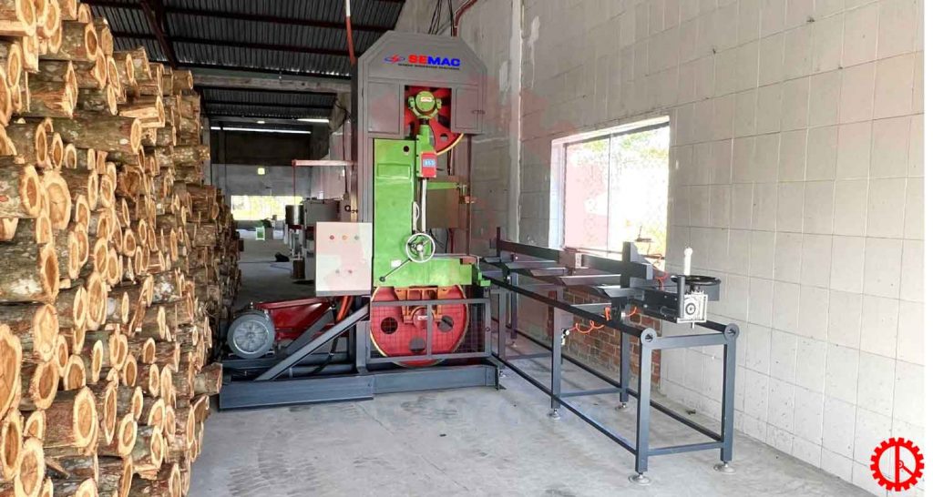 MÁY CƯA LỌNG XẺ GỖ TRÒN - SMMJ 329 Hình ảnh thực tế máy cưa lọng xẻ gỗ tròn | Quốc Duy