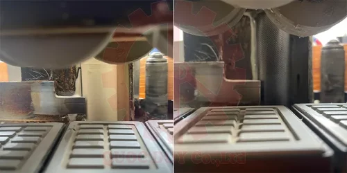 Hình ảnh trước và sau khi Quốc Duy bảo dưỡng máy chế biến gỗ