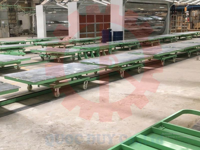 lap dat hoan thien chuyen son pallet cho khach hang