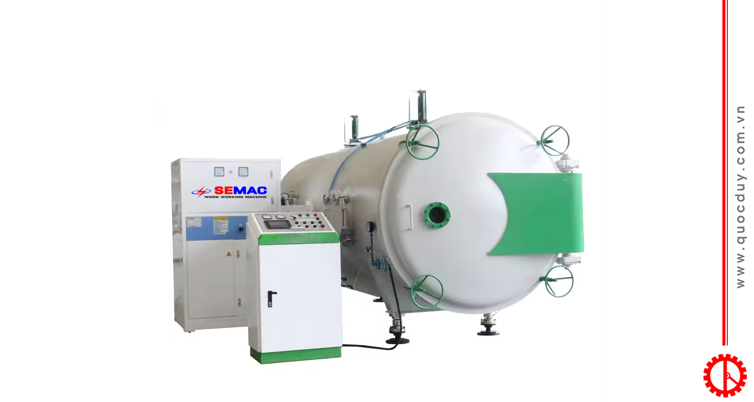 Lò sấy gỗ cao tấn | Quốc Duy