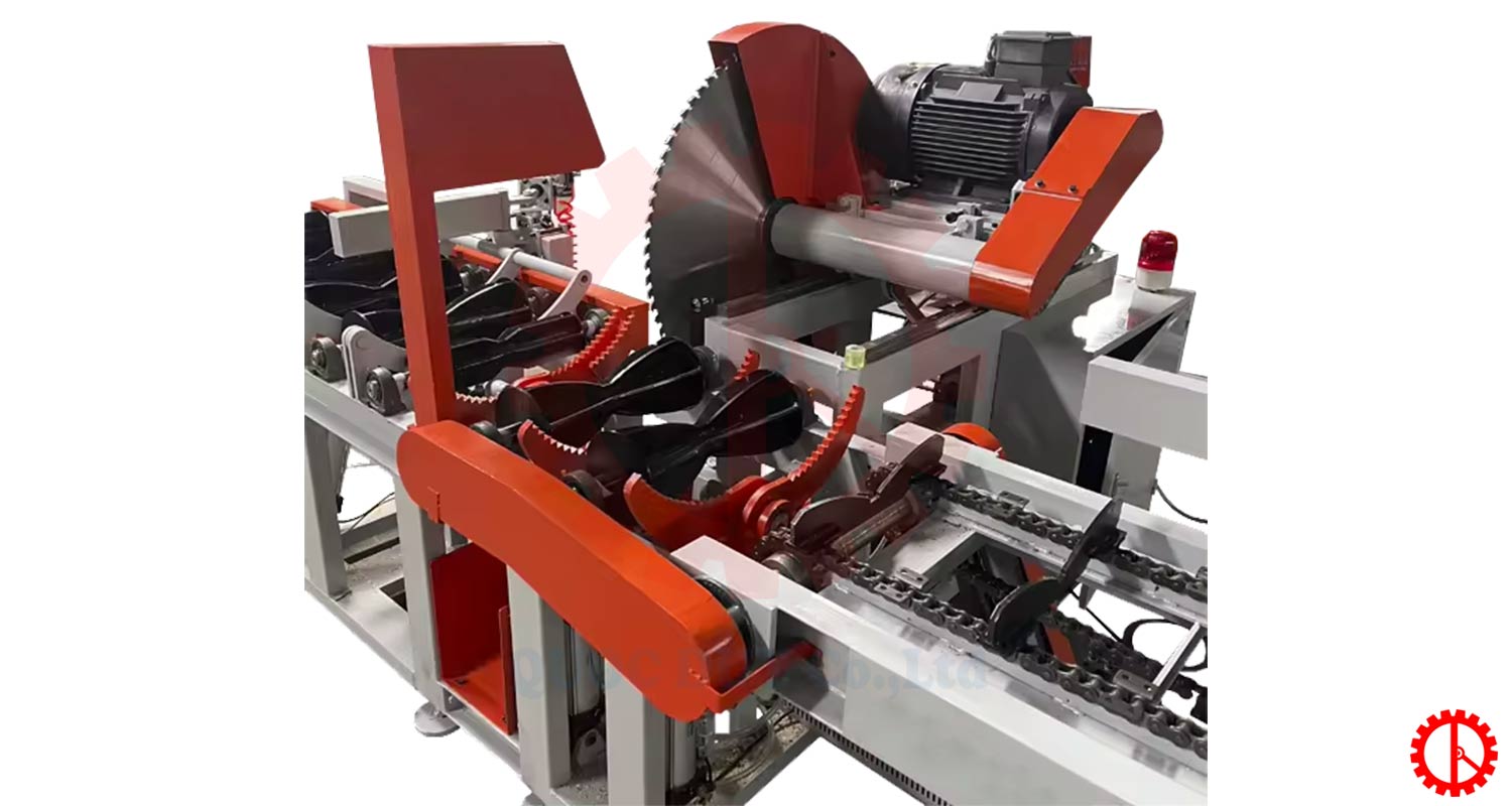 MÁY CẮT KHÚC GỖ TỰ ĐỘNG – MJDL 141 35 Lưỡi cưa | Quốc Duy