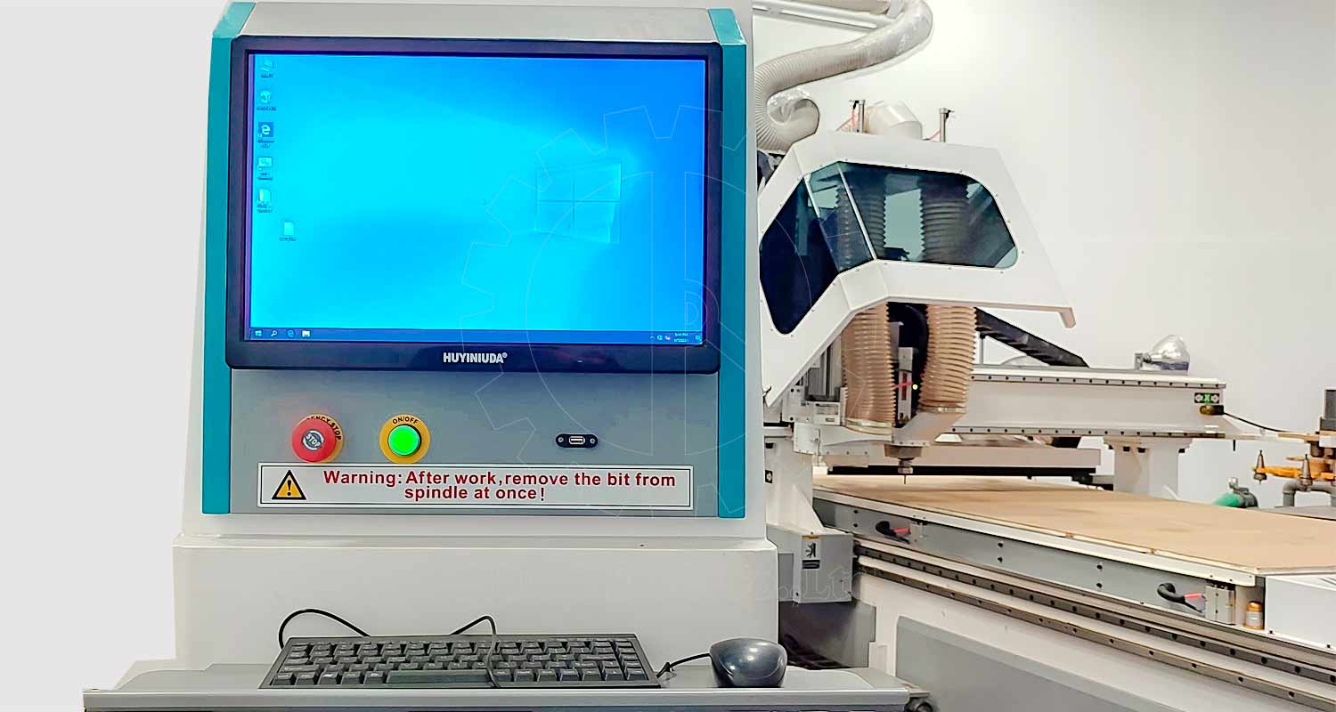 màn hình điều khiển máy cnc router nesting 1325 | Quốc Duy