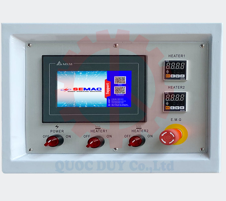 Màn hình điều khiển máy dán cạnh tự động | Quốc Duy